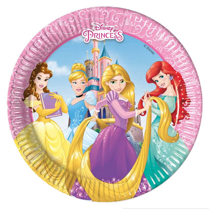 Pappteller Disney Prinzessinnen 20cmØ/8St.