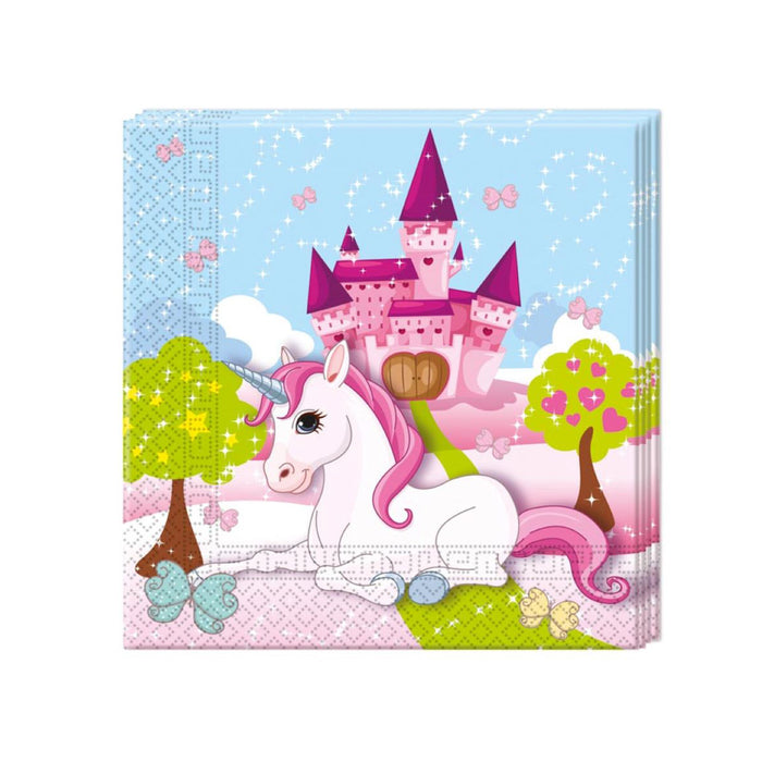 Servietten "Einhorn" | 20 Stk./33x33cm