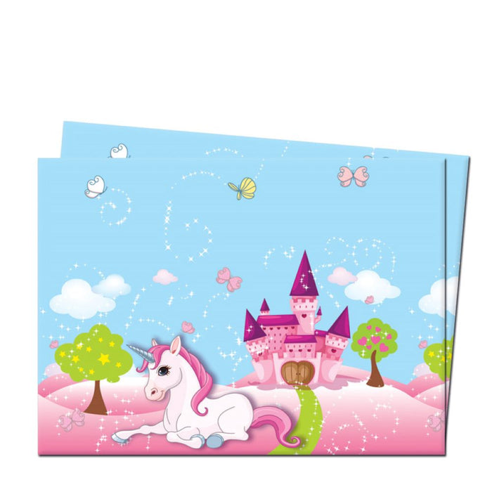 Tischdecke PVC Einhorn 120x180cm