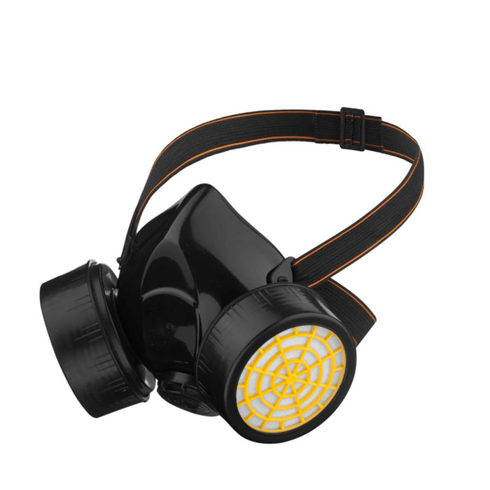 Maske Gasmaske Steampunk Schwarz