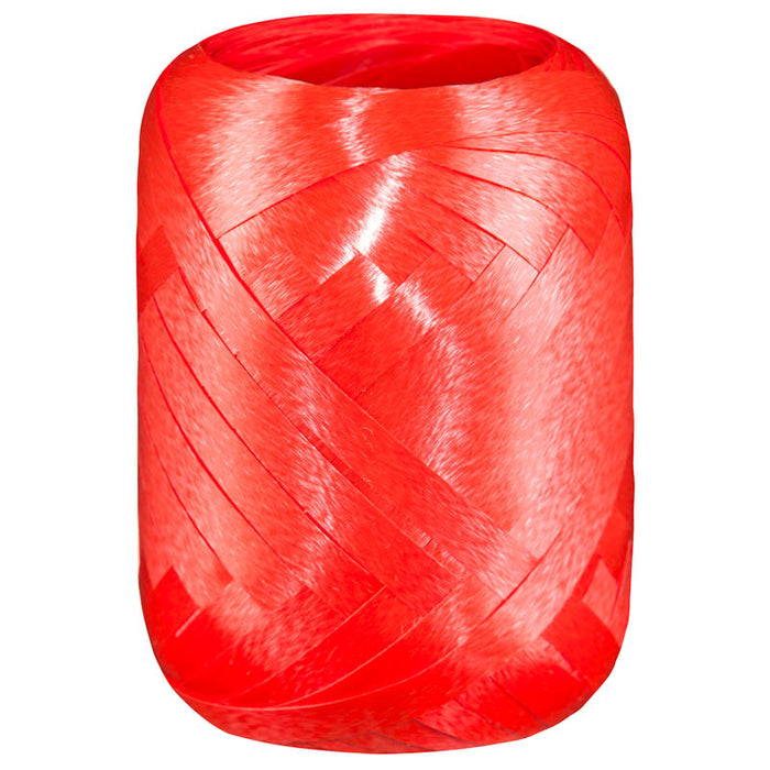Kräuselband matt 5mm/20m Rot