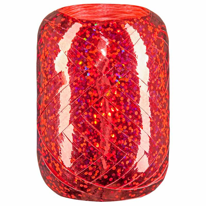 Kräuselband holografic 5mm/20m Rot