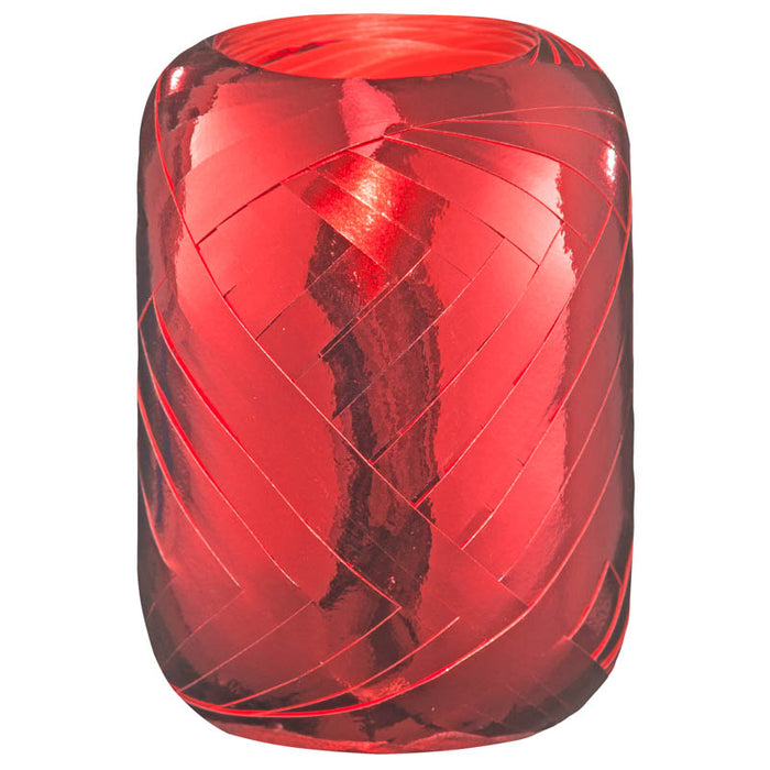 Kräuselband metallic 5mm/20m Rot