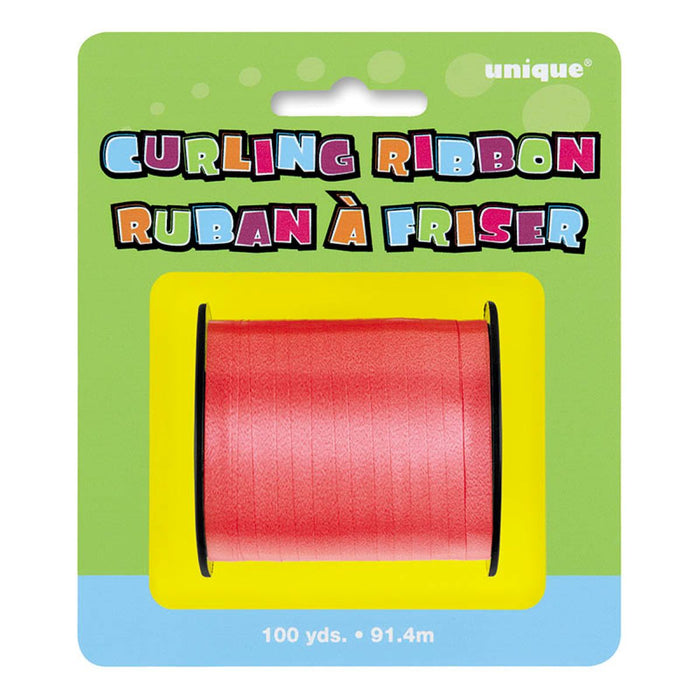 Geschenkband Polyband 5mm/91m Rot