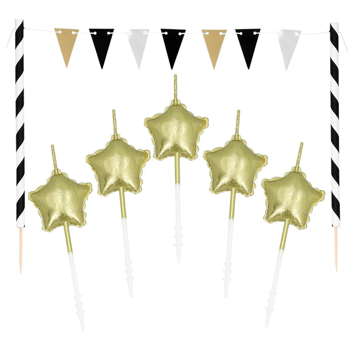 "Party time" Kuchen Dekoration | Caketopper - 8-tlg.
