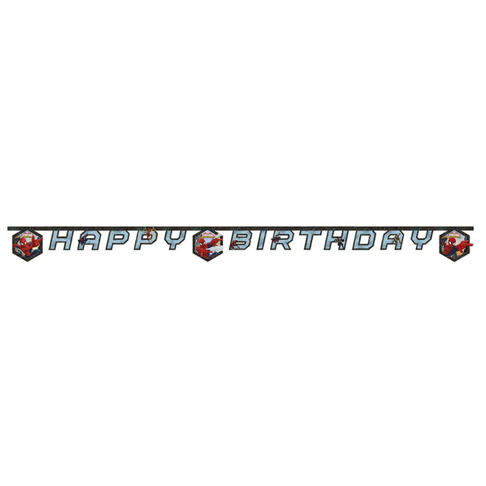 Buchstabengirlande Happy Birthday Ultimate Spiderman