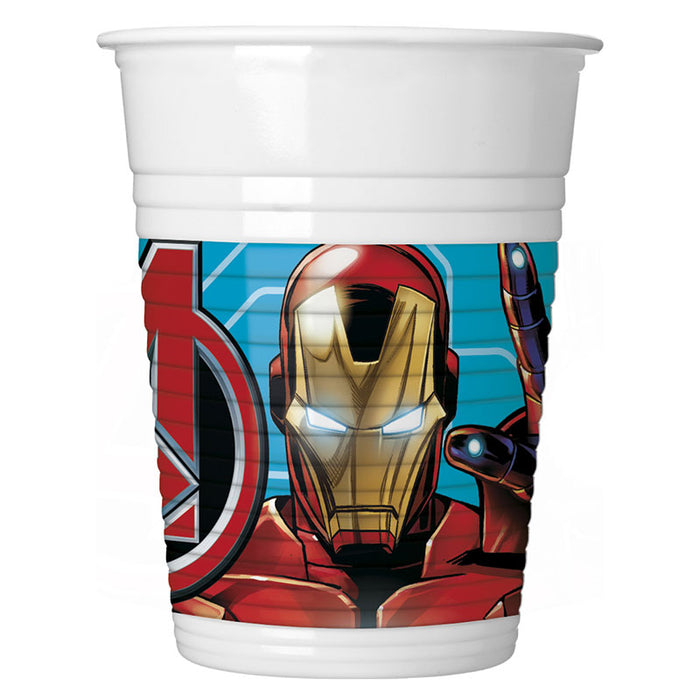 Plastikbecher Mighty Avengers 8Stk. 200ml
