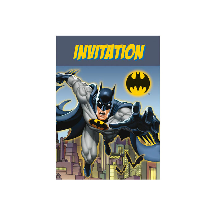 Einladung Batman 8 Stk.