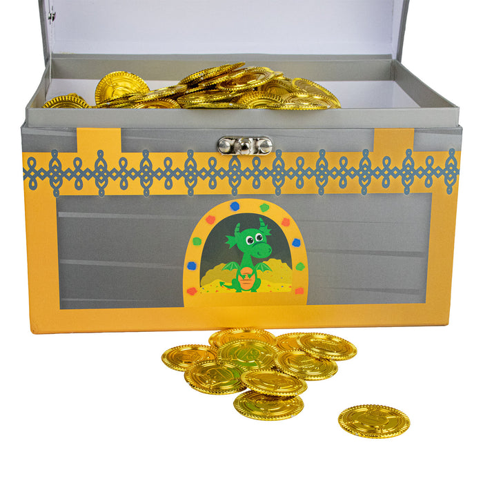 Goldmünzen Spielgeld - Piratenschatz | 144 Stück