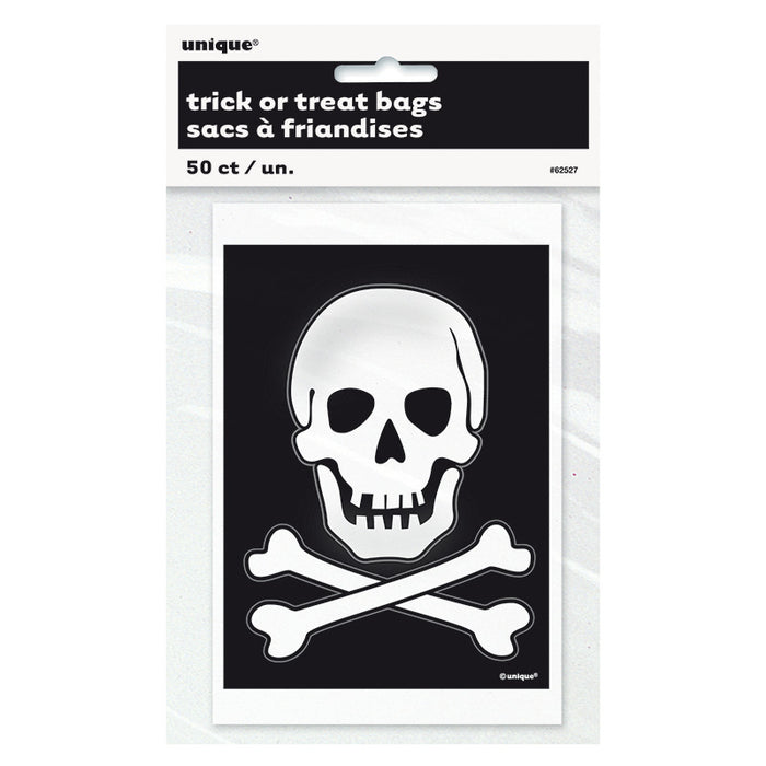 Geschenktüte 10x15cm/50Stk Skelett