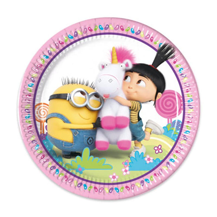 Pappteller Fluffy 8Stk./23cm