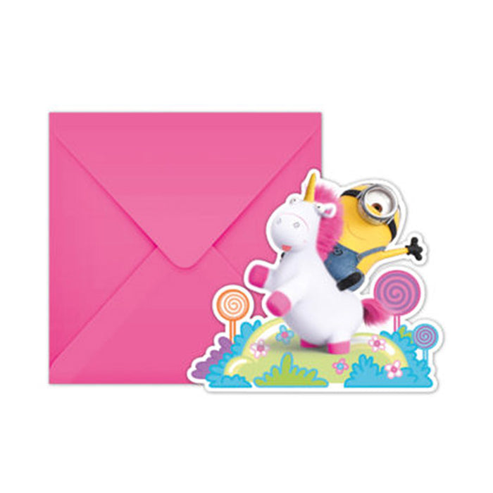 Einladung Fluffy 6Stk.