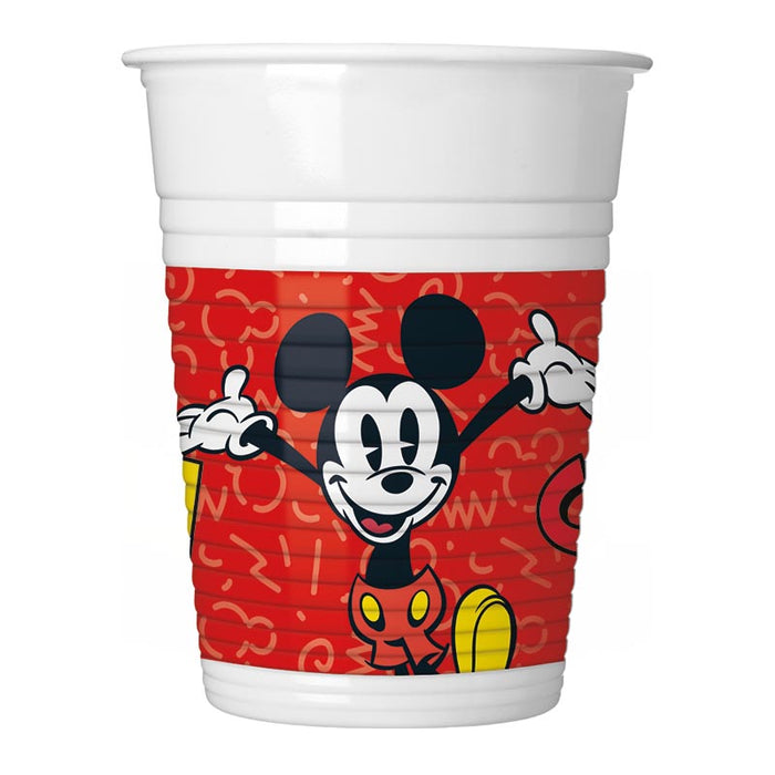 Plastikbecher Mickey 8Stk./200ml