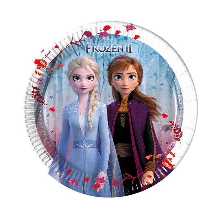 Pappteller Frozen II 20cmØ/8 St.