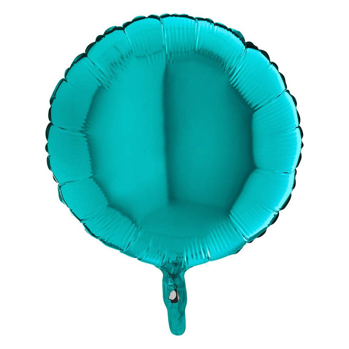 ABC18 Folienballon Uni | Ø 46 cm | Tiffany