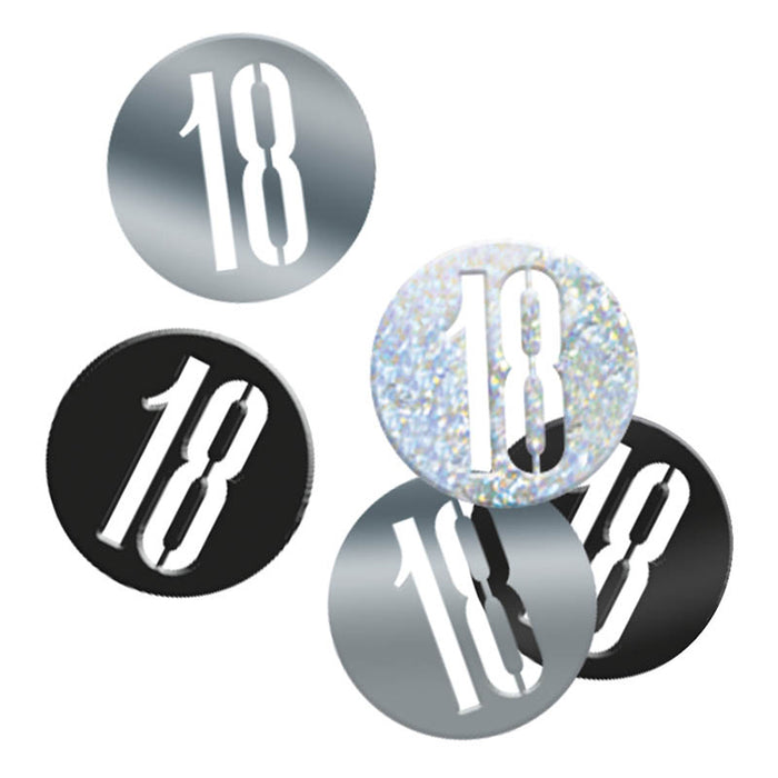 Konfetti Metall Glitz 14g #18 Schwarz