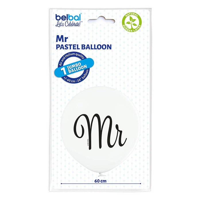 U175 Luftballon Ø 60cm/1Stk. |Weiß Mr.