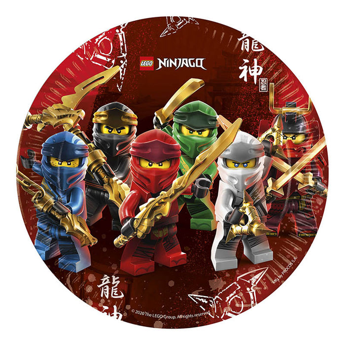 Pappteller Lego Ninjago 23cmØ/8 St. FSC ALT