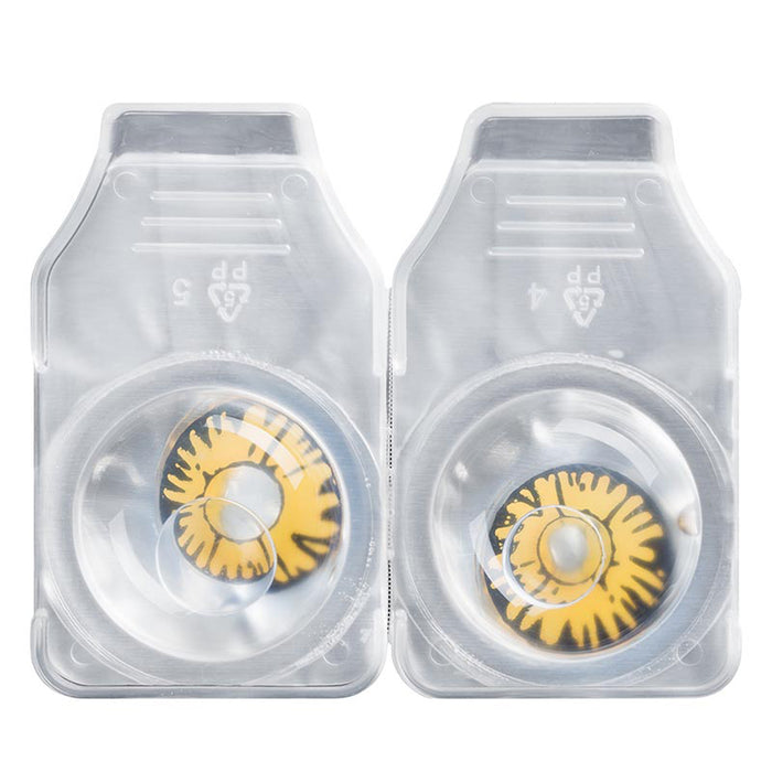 One Week Motiv Kontaktlinsen "Twilight" | Gelb (w48)