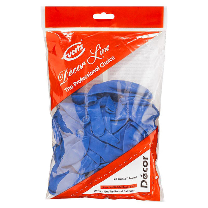 Latexballon Uni Pastell ca.27,5cmØ/50St. Royalblau