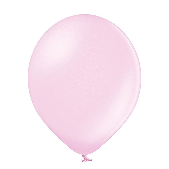 25 Stk. Luftballon Uni Metallic Ø 12cm | Pink