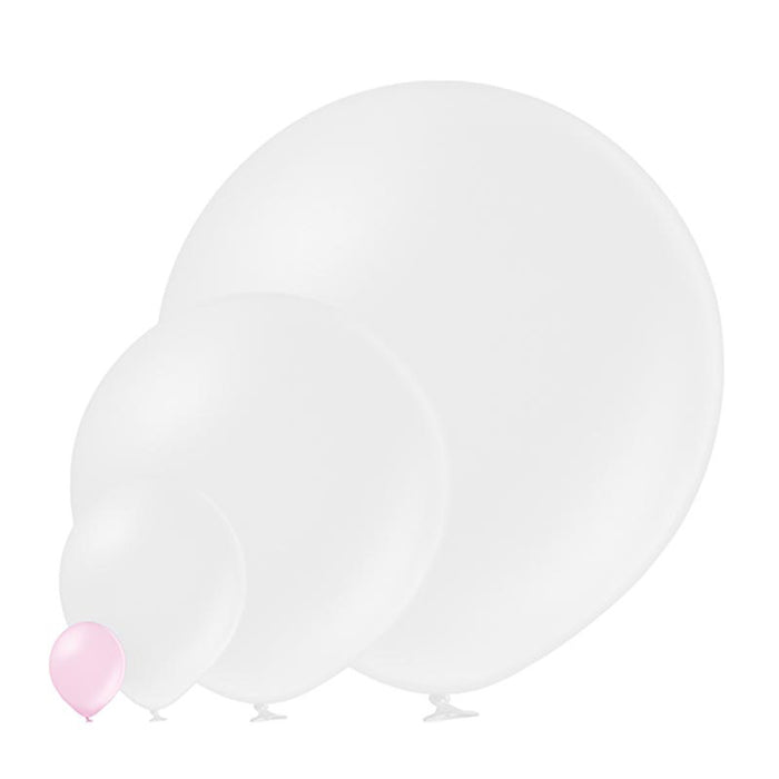 25 Stk. Luftballon Uni Metallic Ø 12cm | Pink