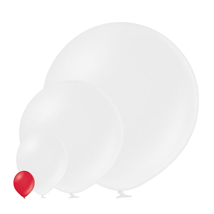 25 Stk. Luftballon Uni Metallic Ø 12cm | Kirschrot