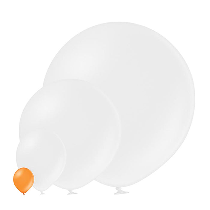 25 Stk. Luftballon Uni Metallic Ø 12cm | Orange