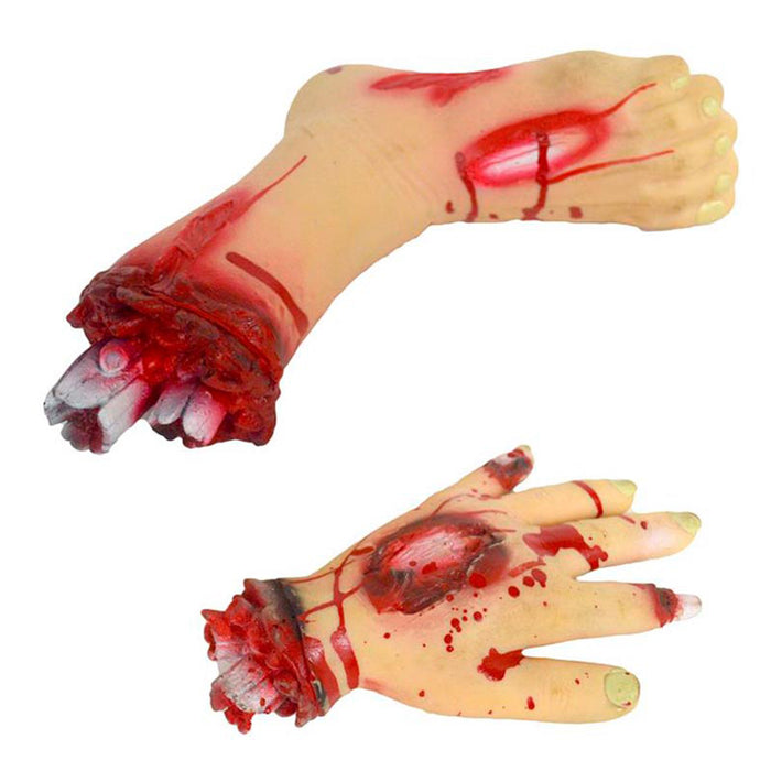 Abgetrennte Körperteile Hand & Fuß | Halloween Dekoration