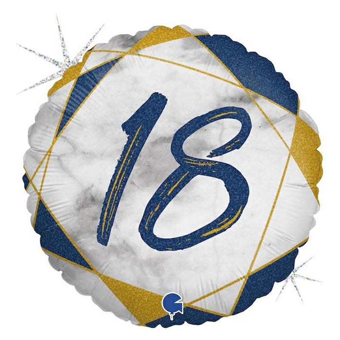 ABC18 HB 18 Marble Mate Glitter 46 cm
