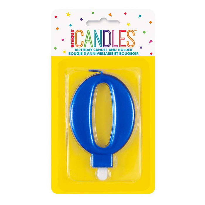Kerzenzahl Blau #0