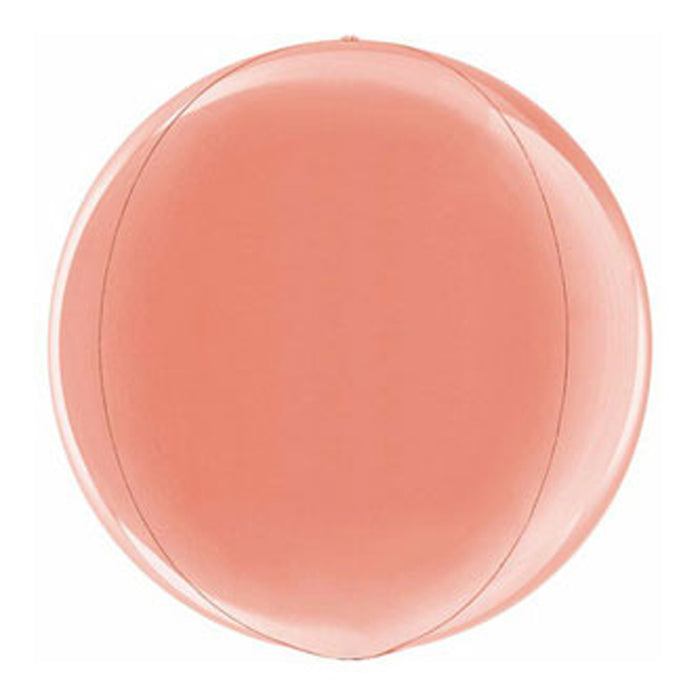 Orbz 4D Globe Rose Gold 38 cm Bulk