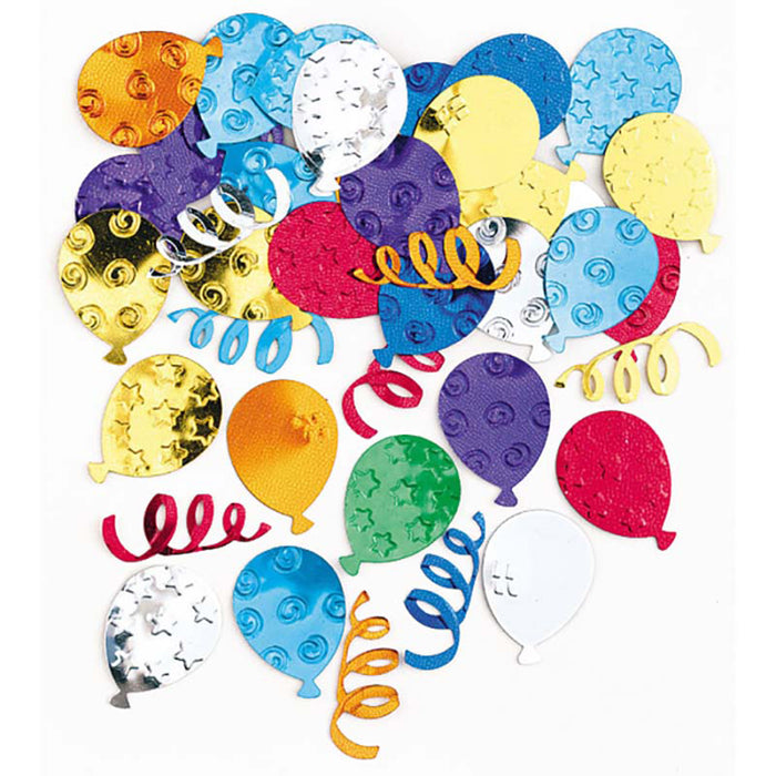 Konfetti Metall 14g Ballons Bunt