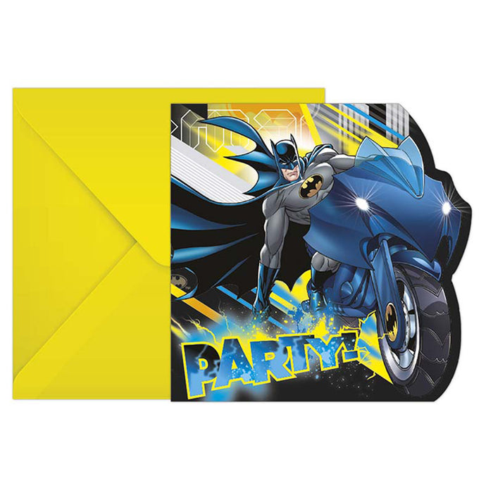 Einladung Batman 6Stk.