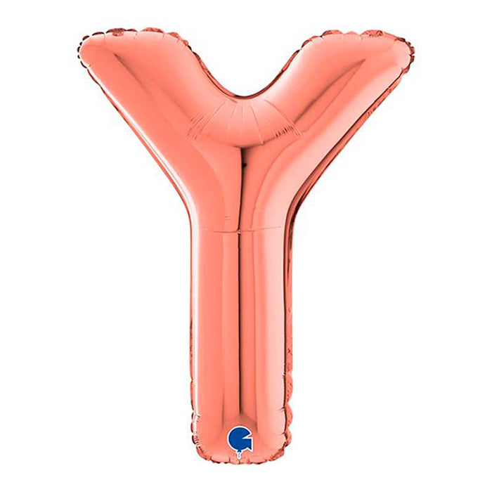 Riesenbuchstabe Folienballon 26"/66cm | Rosegold #Y