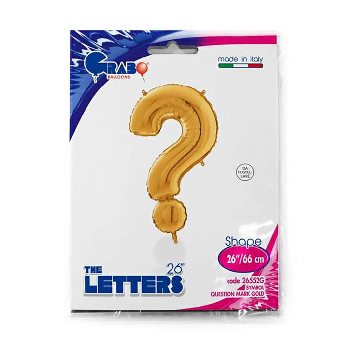 Riesenbuchstabe Folienballon 26"/66cm | Gold #?