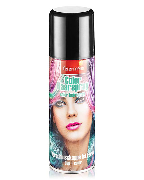Feiermeier "Color Haarspray" 125 ml | Schwarz - Farbspray