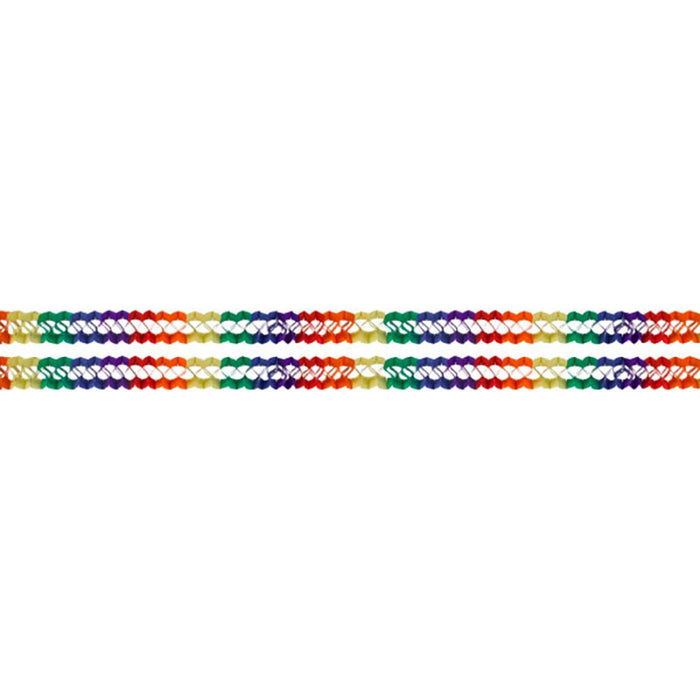 Girlande Regenbogen 7x250cm, 2 Stück