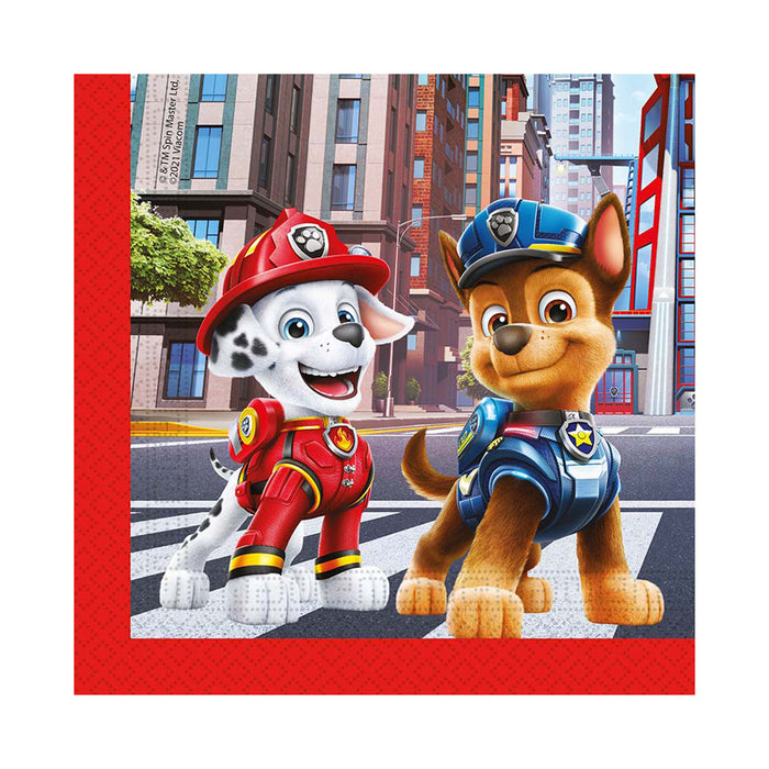 Servietten Paw Patrol Movie 20Stk/33x33cm FSC