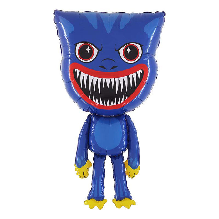 Folienballon Lose - Monster Blau II - HF2 Non-Metallic