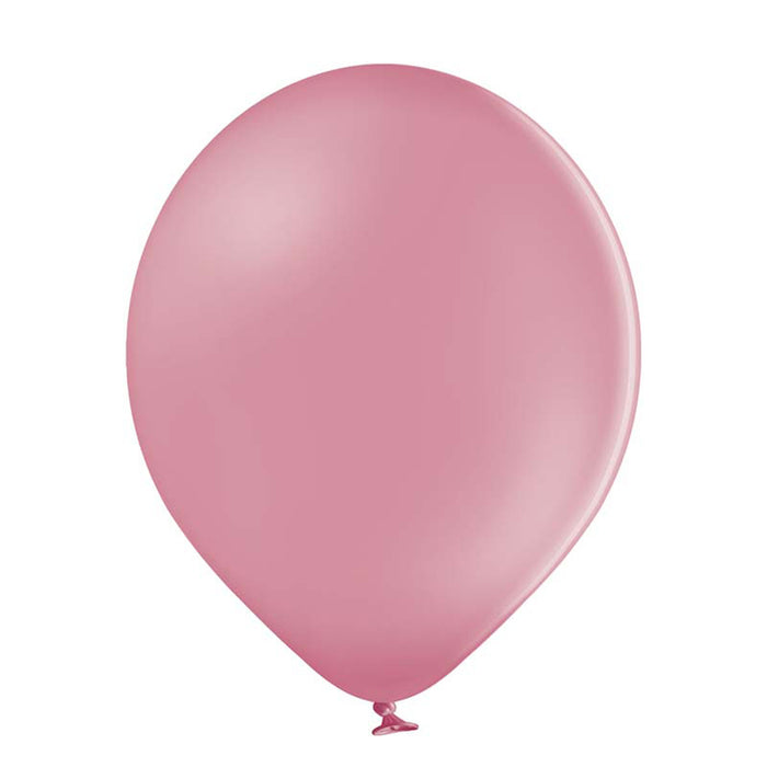 100 Stk. Luftballon Unifarben Ø 30cm | Wild Rose #487