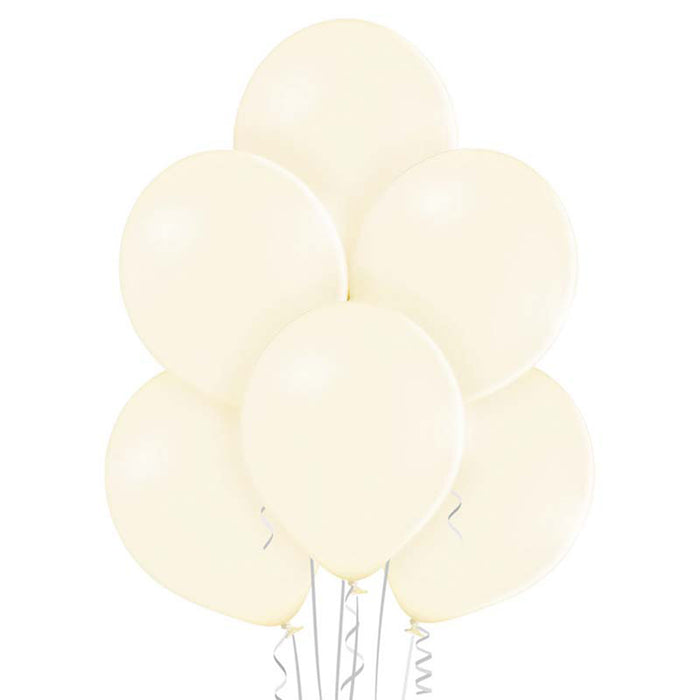 50 Luftballons Uni Pastell Ø 30/33cm | Vanilla
