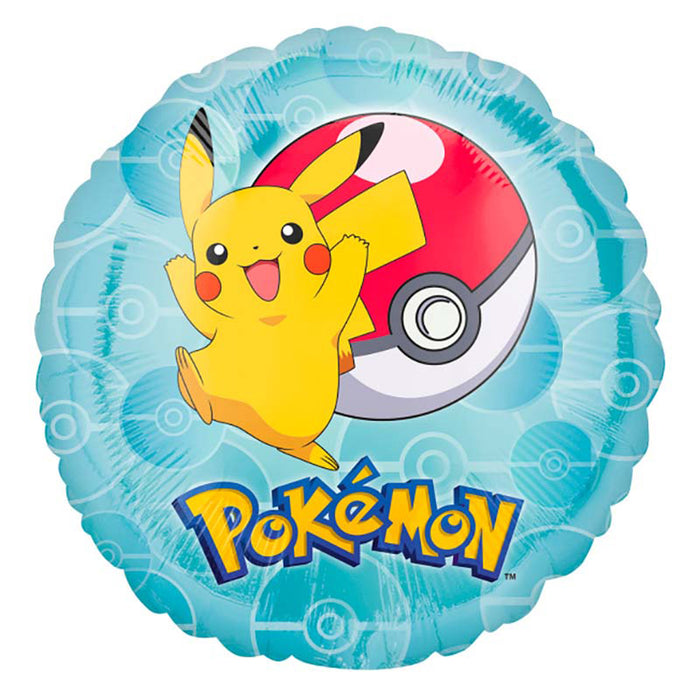 ABC18 Folienballon "Pokemon Pikachu" | Ø 45 cm