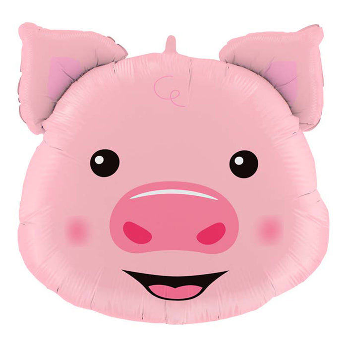 24" Shape Folienballon Lose - Schwein Kopf E | HF2