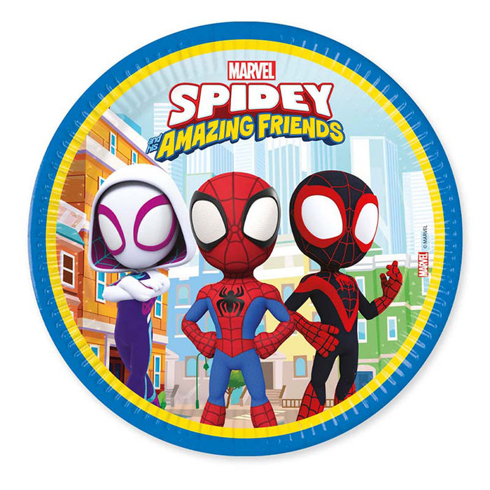 Pappteller Spidey 23cmØ/8 St. FSC