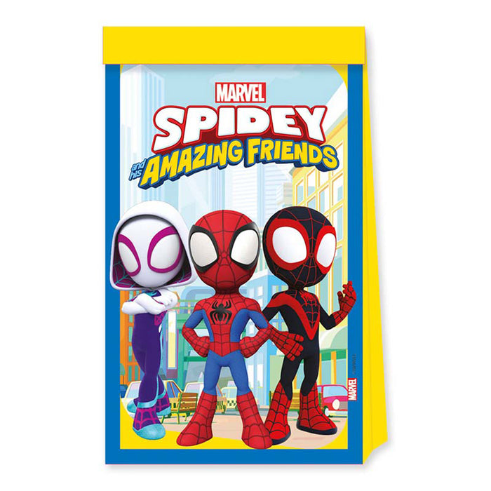 Geschenktüte Papier Spidey 4Stk FSC