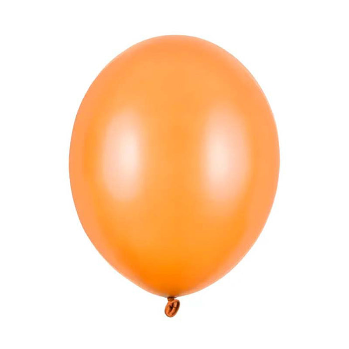 50 Stk. Luftballon Ø30cm "Uni Metallic" | Orange/Mandarine
