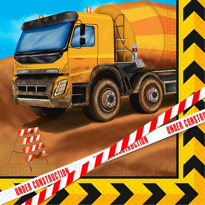 "Baustelle" | Servietten 20Stk./33x33cm