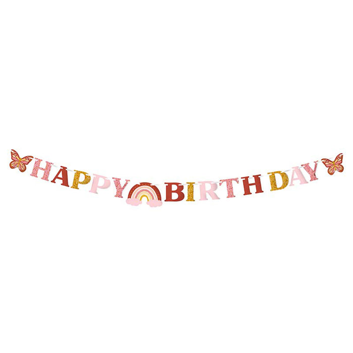 Buchstabengirlande HB Boho Birthday 300 cm