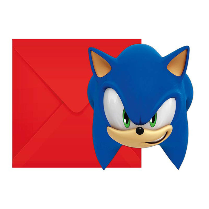 Einladung Sonic 6Stk. FSC